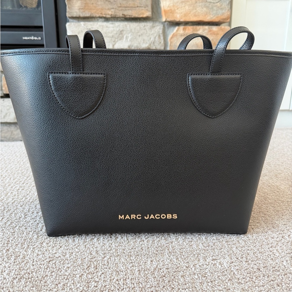 Marc Jacobs Black Leather Tote